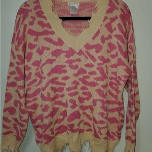 Funky leopard sweater